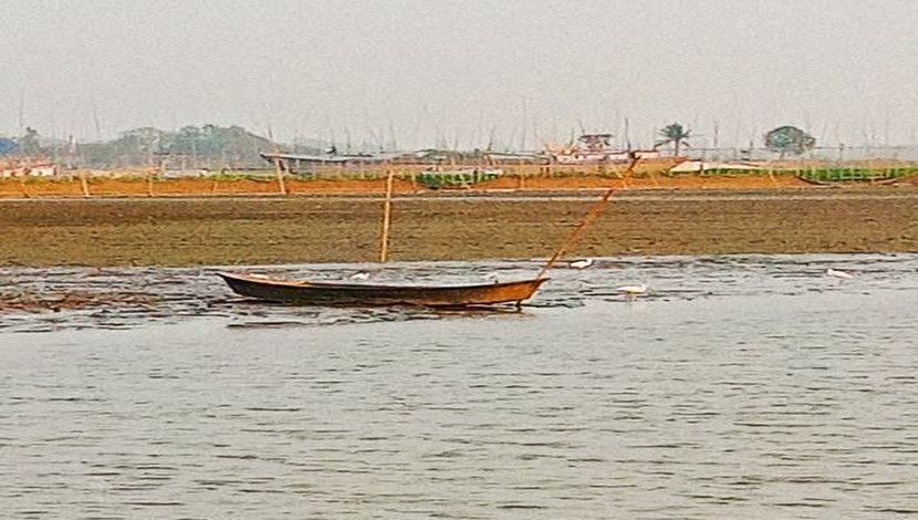 বরিশালের একটি গ্রাম। ছবি : ডা. আনোয়ার হোসেন।