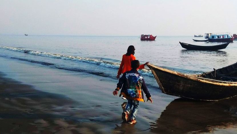 কুয়াকাটা, পটুয়াখালী। ছবি :  ডা. আনোয়ার হোসেন।