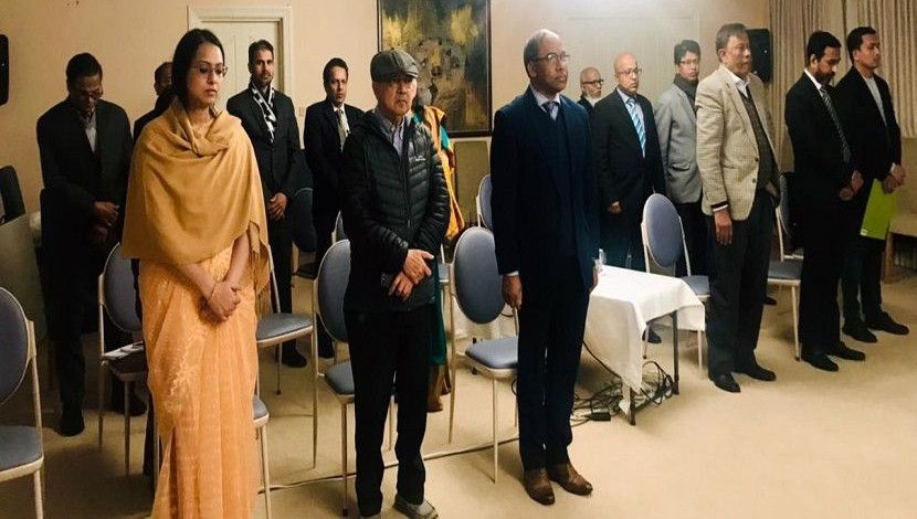 জাতির পিতা বঙ্গবন্ধু শেখ মুজিবুর রহমানের জ্যেষ্ঠ পুত্র শহিদ ক্যাপ্টেন শেখ কামালের ৭২তম জন্মবার্ষিকী বাংলাদেশ হাইকমিশন, অস্ট্রেলিয়ার রাজধানী ক্যানবেরায় পালিত হয়েছে। ছবি: দূতাবাস