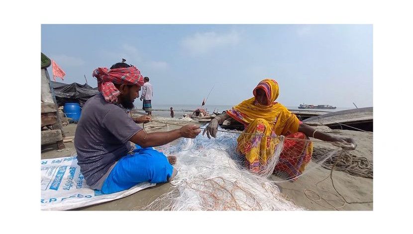 ভোলার নারী জেলে২