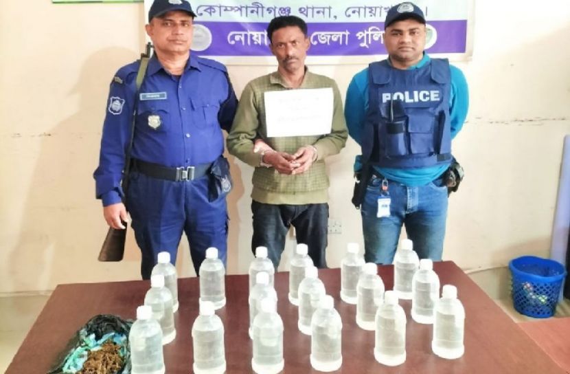 কোম্পানীগঞ্জে মাদক কারবারি গ্রেফতার