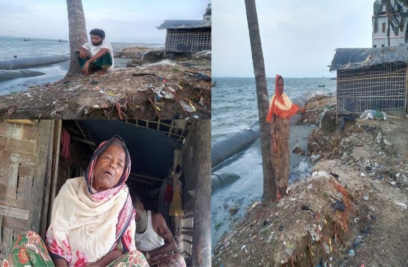 ভাঙনে লোনা পানির সঙ্গে জীবন সংগ্রামে