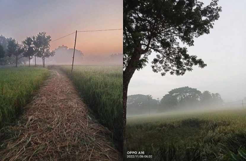 ঈশ্বরগঞ্জে হেমন্তেই শীতের আমেজ