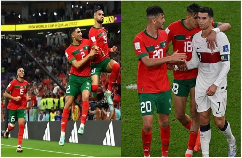 রোনালদোর বিদায়, ইতিহাস গড়ে সেমিতে মরক্কো