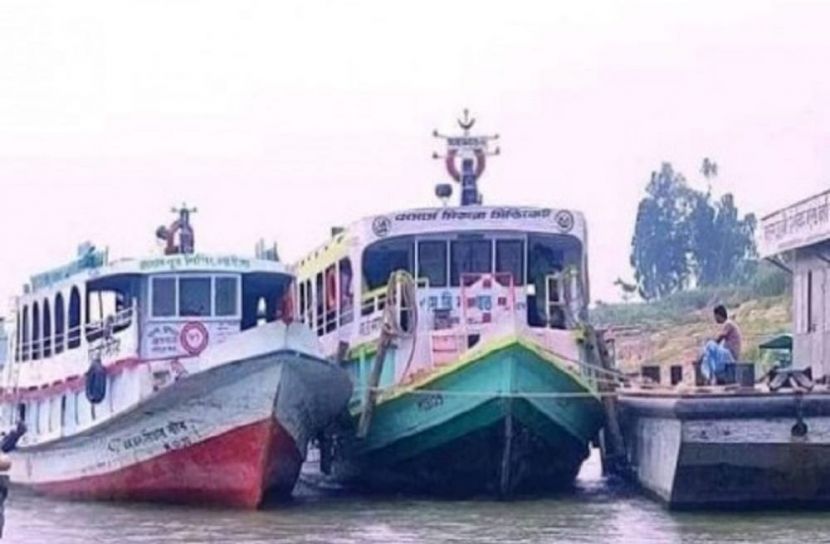 বালাসী-বাহাদুরাবাদ রুটে লঞ্চ চলাচল বন্ধ