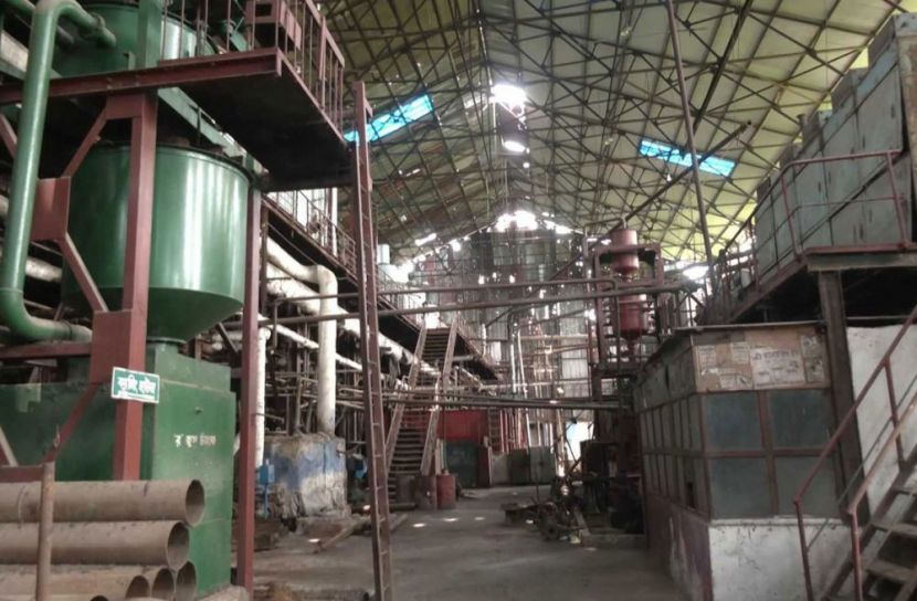 বন্ধ রংপুর সুগার মিলস। ছবি: সান নিউজ