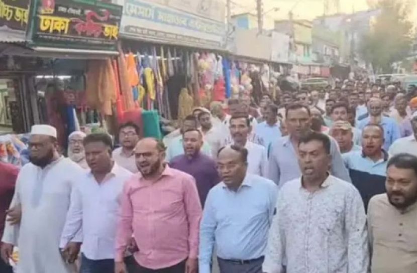 মোংলায় প্রধানমন্ত্রীর আগমন উপলক্ষে বিএনপির শুভেচ্ছা মিছিল