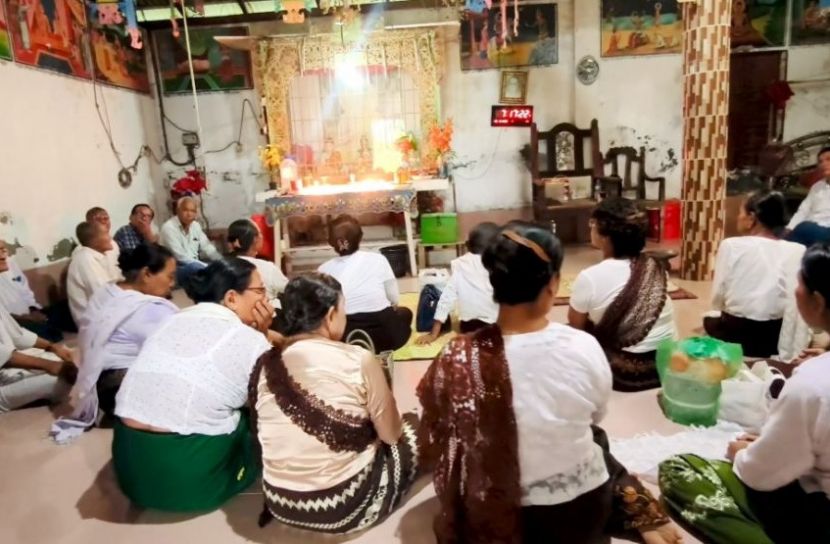 পটুয়াখালীতে ধর্মীয় আবহে প্রবারণা পূর্ণিমা উদযাপন